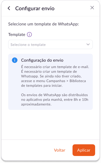 Canal WhatsApp 1:1 pelo vendedor